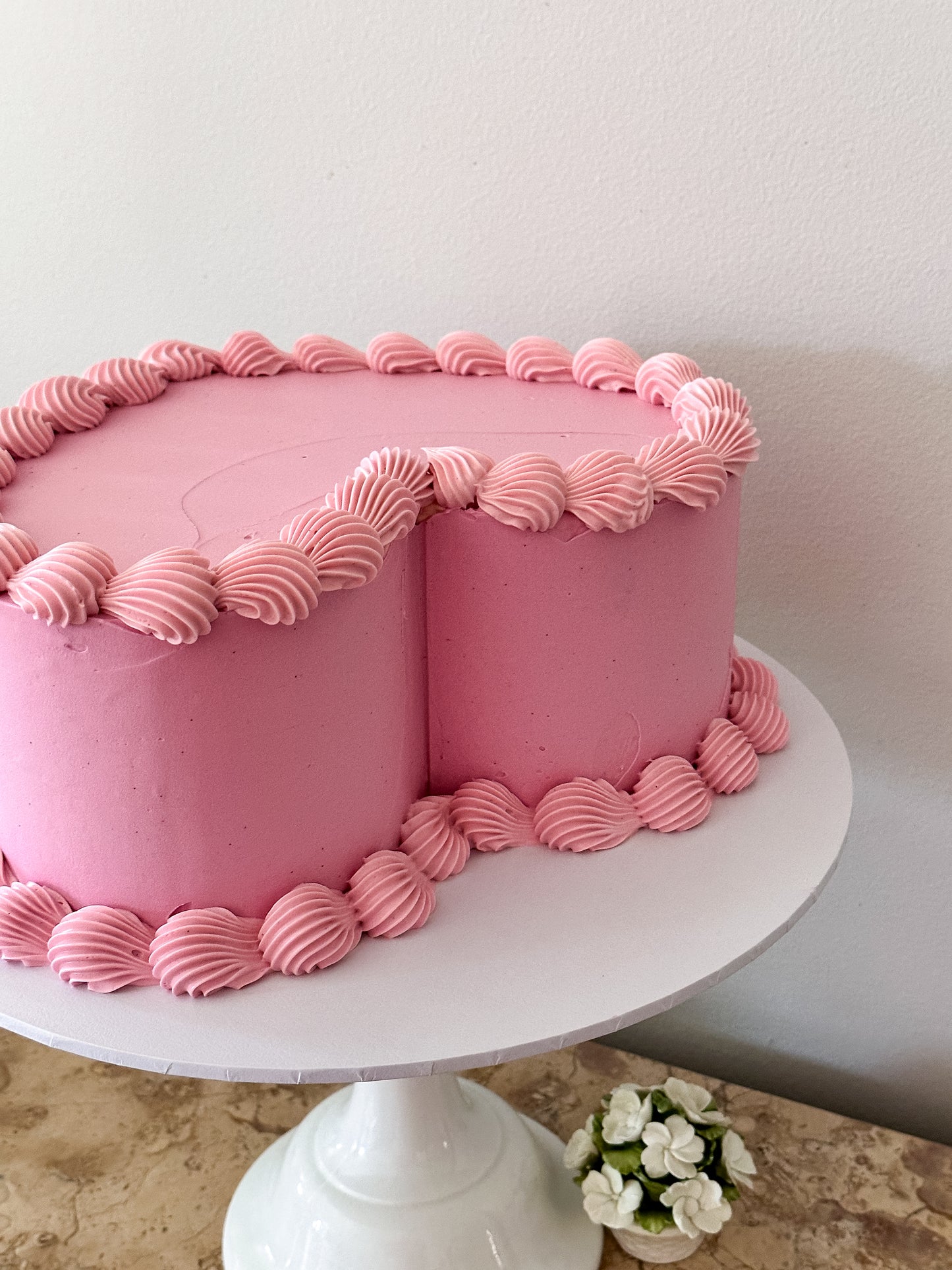 Coco Retro Heart Cake