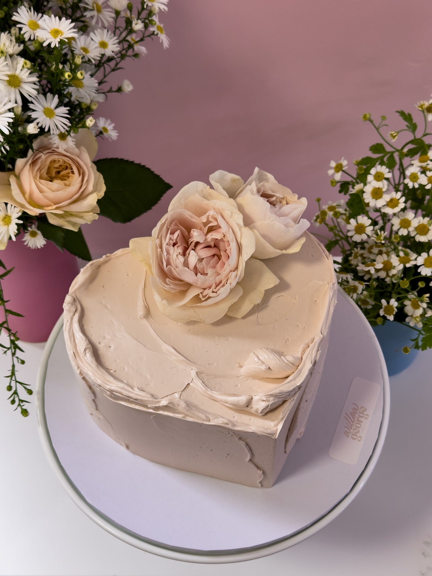 Dollop Edge Heart Cake