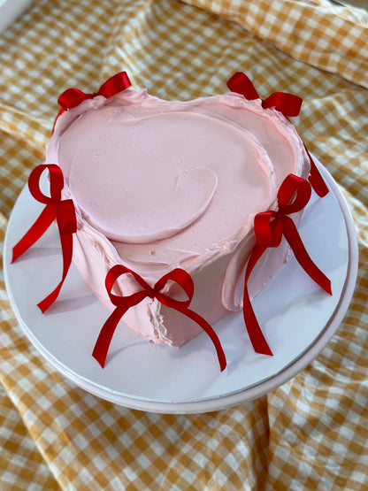 Dollop Edge Heart Cake