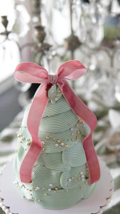 Festive Christmas Tree Centerpiece Green