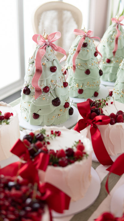 Festive Christmas Tree Centerpiece Green