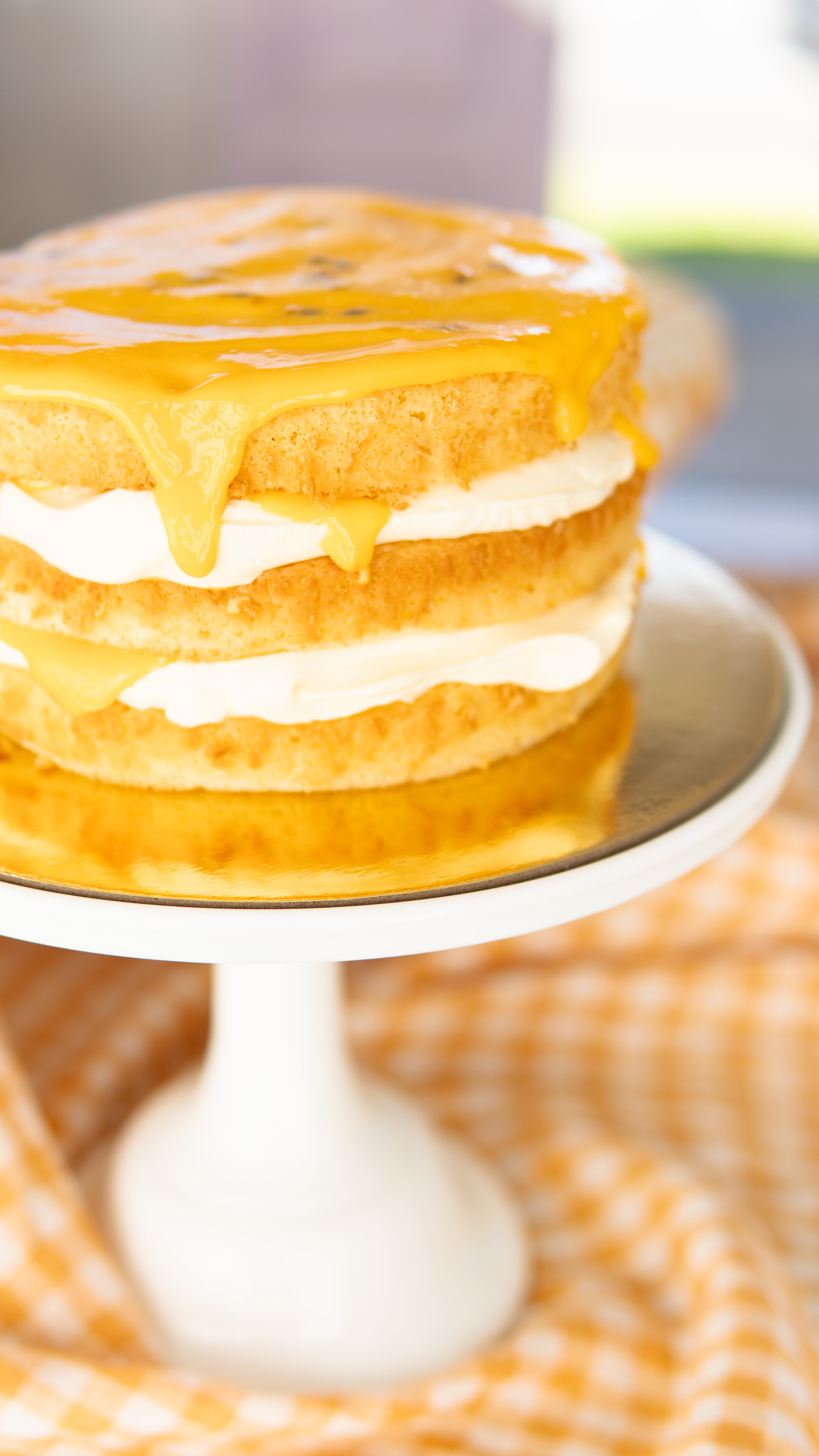 Passionfruit Sponge – Willow George Cake Co