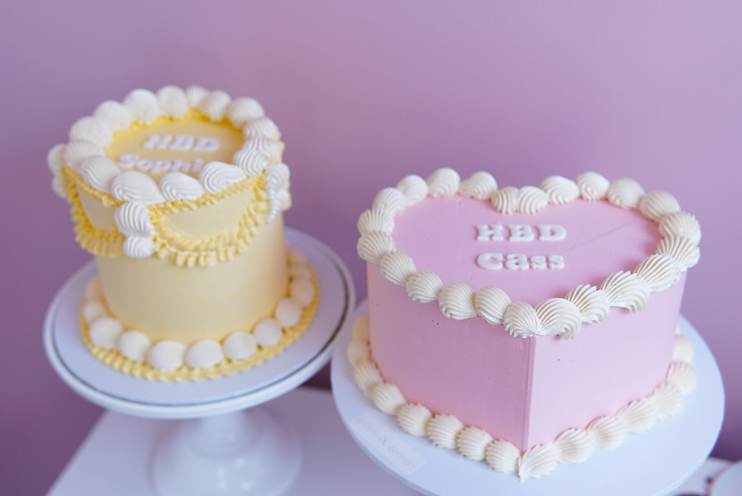 Coco Retro Heart Cake