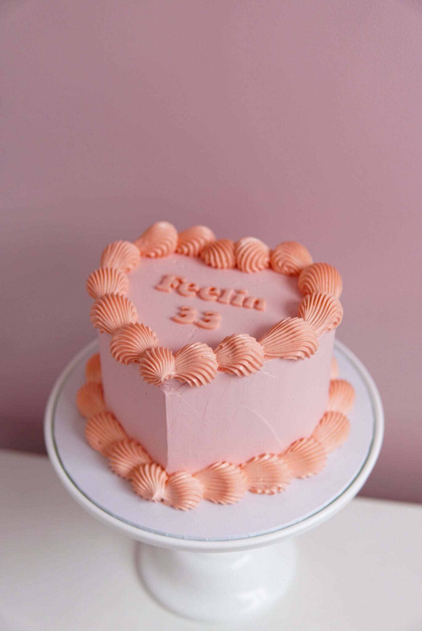 Coco Retro Heart Cake