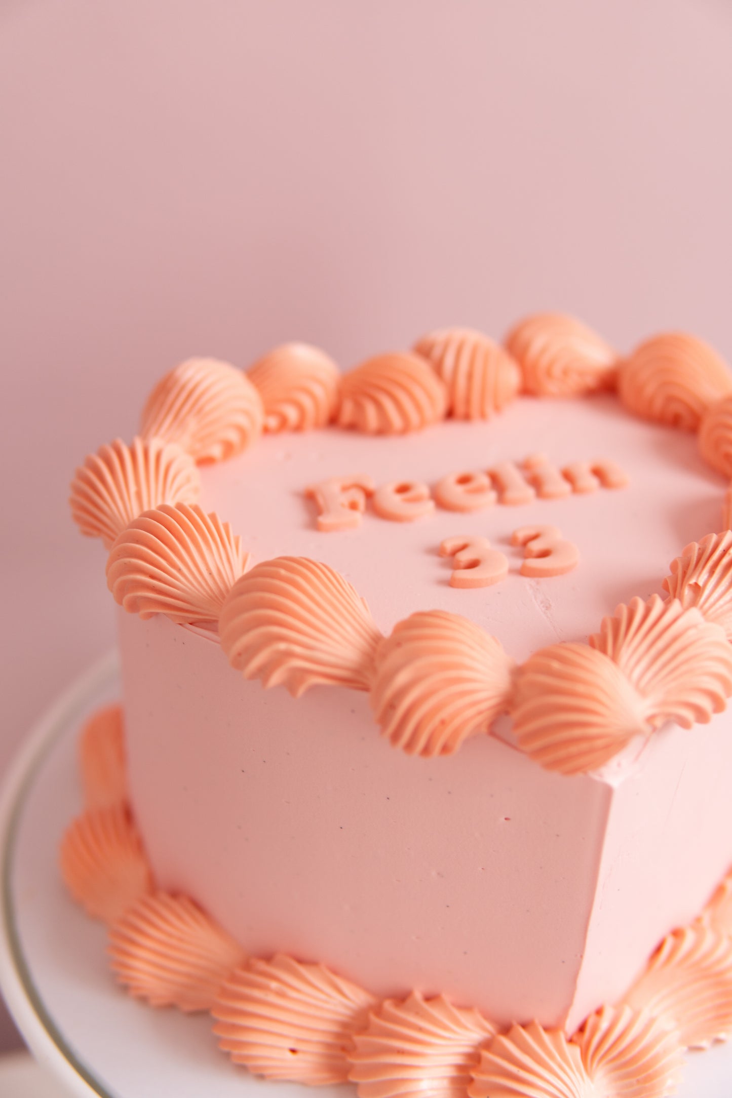 Coco Retro Heart Cake