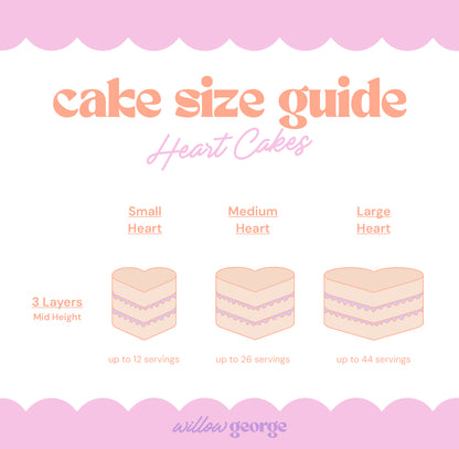 Coco Retro Heart Cake