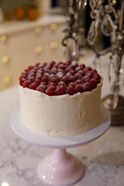 Raspberry Covered cake